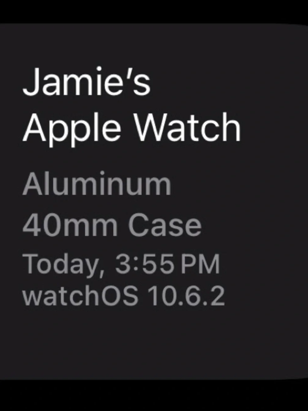Apple watch featuring